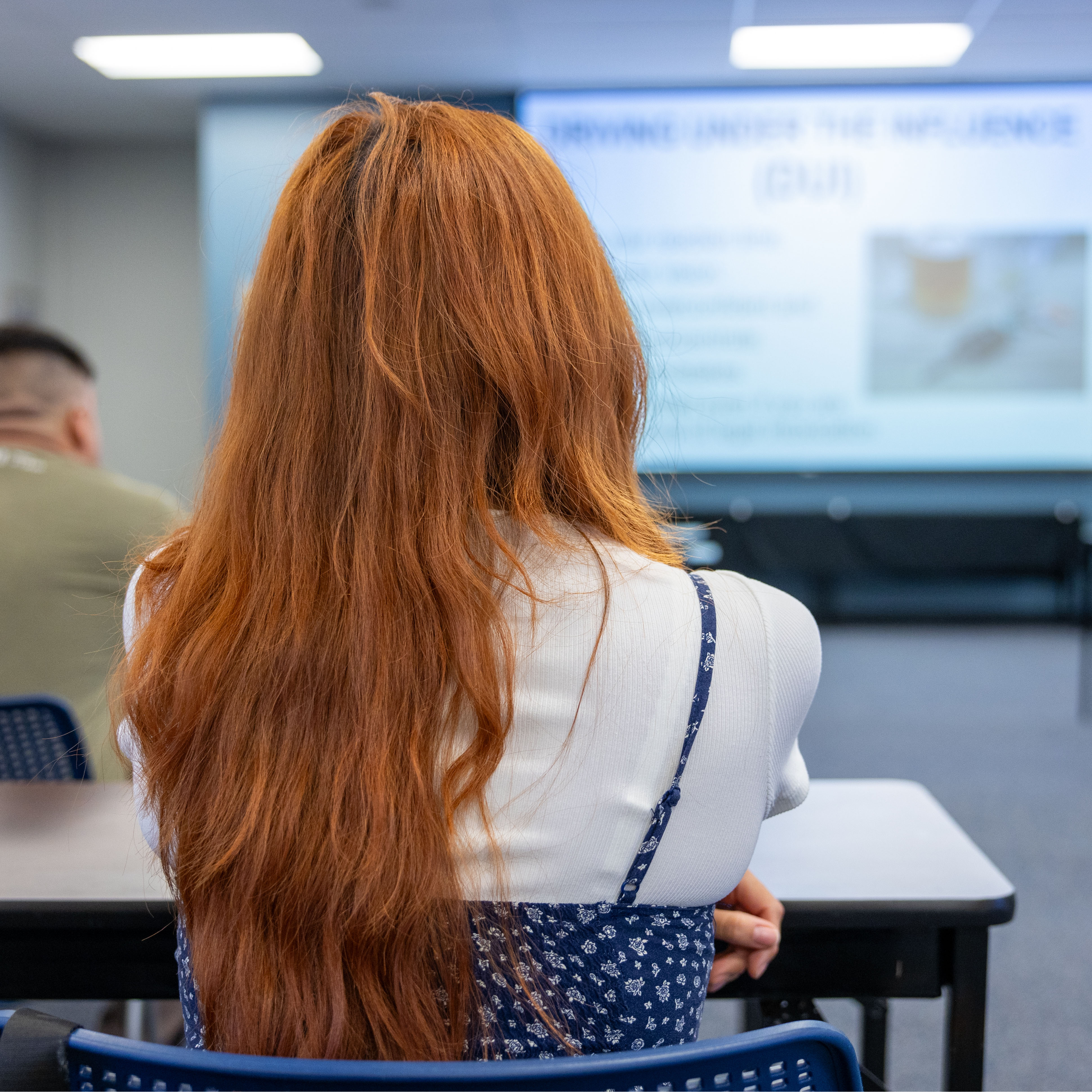 individual attending DUI course