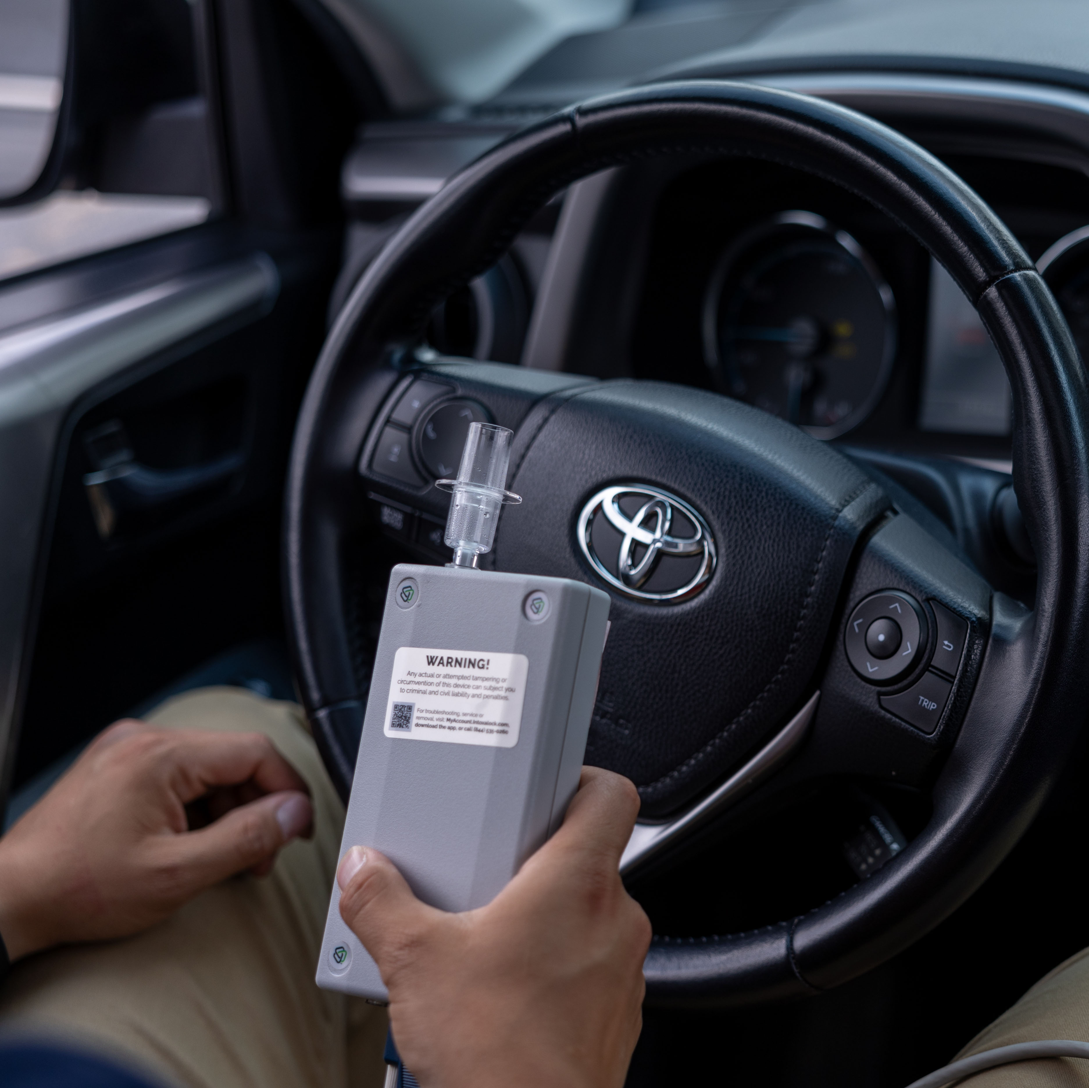 breathalizer in car