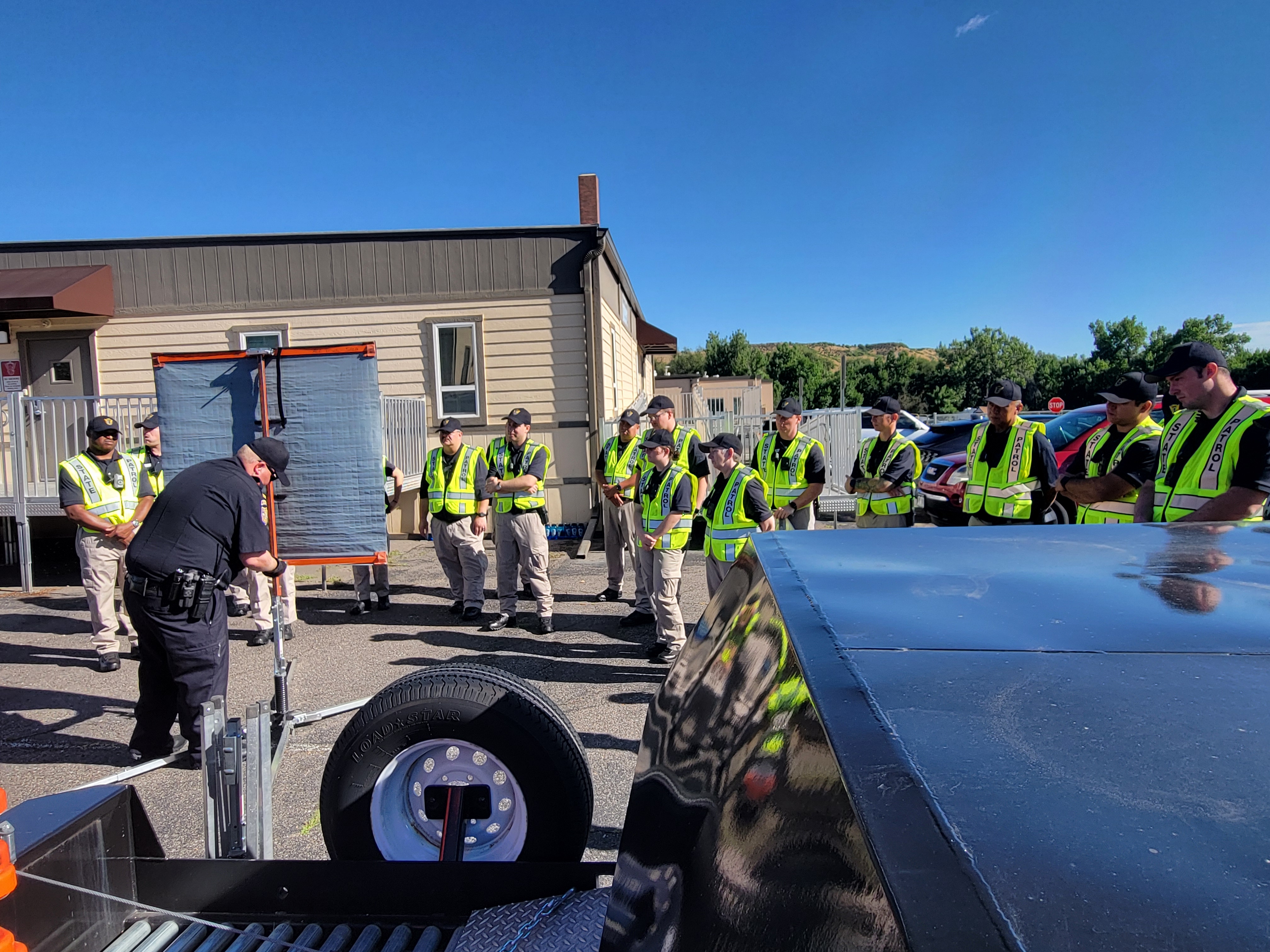 Port of Entry Cadets being trained at the CSP academy.